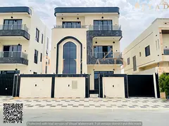 Luxury Villa for Sale in Al Bahia, Ajman | 5 Master Bedrooms | Ground + First Floor + Roof | Land Ar