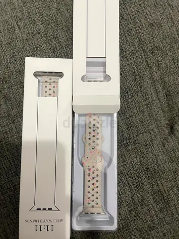 Apple Watch silicone perforated band — new in box (multicolor dots)