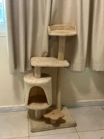 Cat Tree with Hideaway and Scratching Post