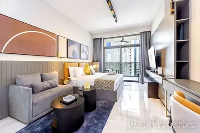 Spacious fully furnished studio apt. large balcony