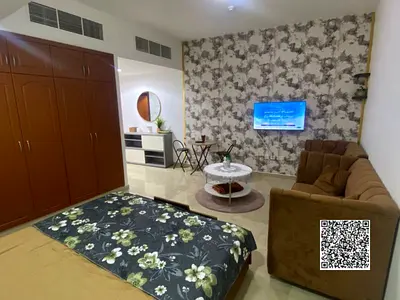 Studio for rent fully furnished including all the bills in corniche residential tower Free gym pool