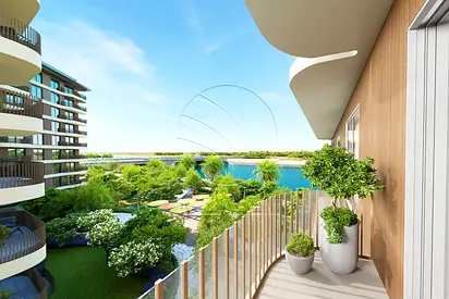 Huge Studio with Balcony | Partial Canal View