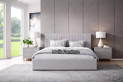 Brand new Queen size bed frame storage bed family bed nd medical mattress double bed