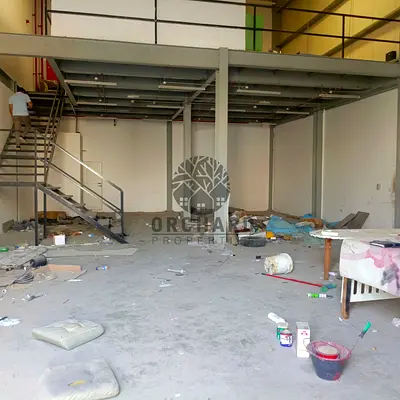 Warehouse for rent in al sajaa prime location rent 125k