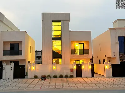 Villa - Al-Haliu City - 5 Master Bedrooms + Roof + Luxury Finishing - Registration Included