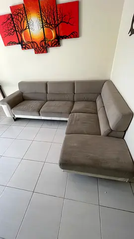 L shape sofa good condition
