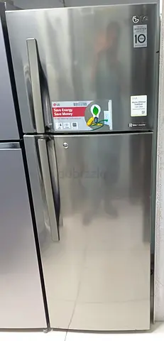 LG Stainless Steel Top-Freezer Refrigerator - Good Condition, Energy Efficient