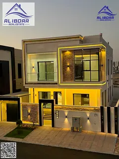 Furnished villa for rent in Al Yasmin area, ready to move