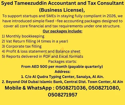 Accounting and Tax