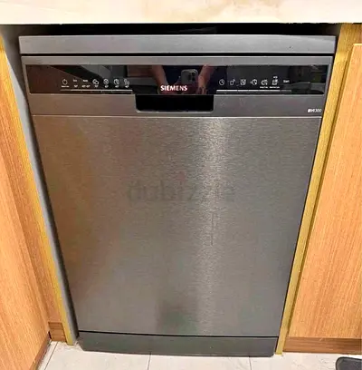 Siemens iQ300 Free-Standing Dishwasher 60 cm Black Inox, SN23HC65MM