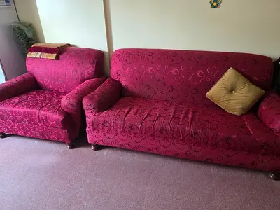 Comfortable Twin Sofa Set