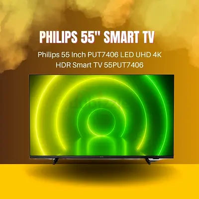 Philips 55 Inch PUT7406 LED UHD 4K HDR Smart TV 55PUT7406