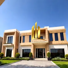 A luxurious villa for sale in Al-Hawshi directly opposite the park. A prime location near Al-Hawshi