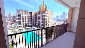 Pool view | Brand new | lavish 3-BR + Maid | All facilities