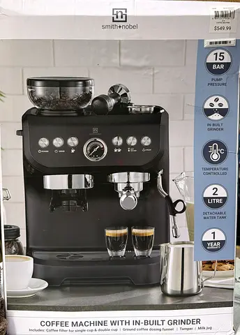 Smith+Nobel 15-bar Espresso Machine