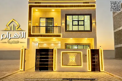 Residential and investment opportunity | Own a luxury villa in Al Helio 2, Ajman | 5 bedrooms and a roof terrace | Competitive price