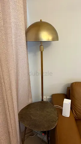 Brass Dome Floor Lamp - Mid-century Modern
