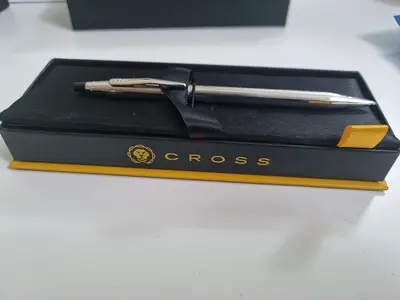 Cross chrome ballpoint pen with original box