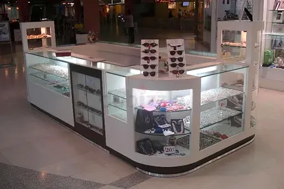 Modern Minimalist Jewelry kiosk