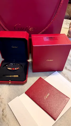 Cartier love bracelet with 4 diamonds