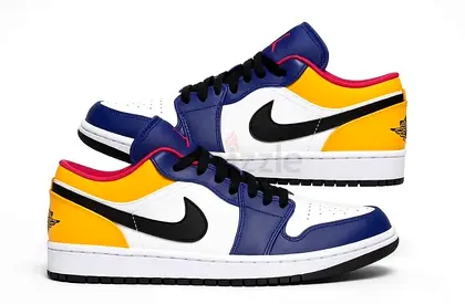 Nike Air Jordan 1 Low - Multicolor (White/Navy/Yellow) - never used Mastercopy