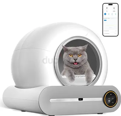 Automated Cat Litter Box with Large Capacity