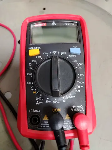 Preowned UNI-T UT33D+ Palm Size LCD Pocket Digital Tester Meter Multimeter