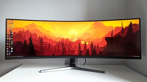 Samsung C49RG90SSMXUE 49 49-inch Odyssey CRG9 120Hz Super Ultrawide Gaming Monitor