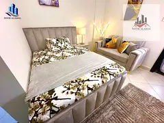 Sharjah, Al Butinah, first studio apartment, all utilities included, price 2600. The building also h