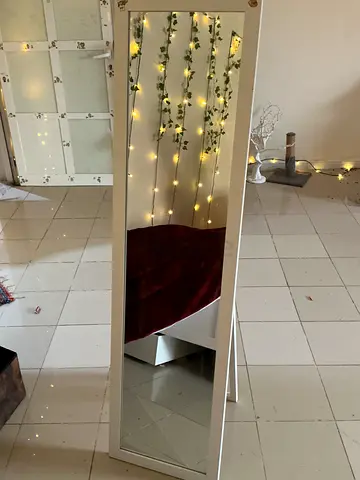 Full-Length Mirror with Elegant Frame