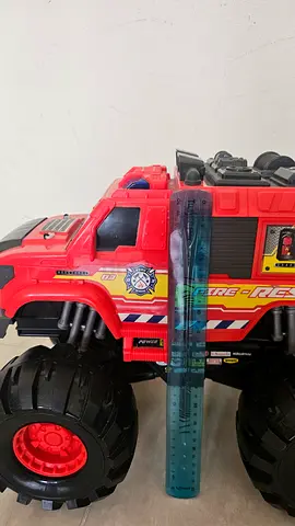 Red monster truck toy - large truck, perfect condition