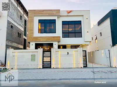 Villa for sale | ajman| al helio2 area | 5 master rooms, majlis, 3 halls, maid room, roof| freehold | 0 registration fees | negotiable price.