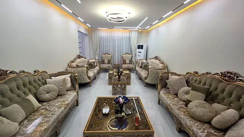 طقم كنب ملكي كلاسيك خشب زان مصري | Luxury Egyptian Oak Sofa Set - 22 Pcs