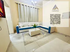 (No Commission) Furnished Apartment for Rent in Ajman, Al Rawda Area – One Bedroom, Living Room, T