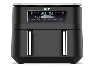 My Ninja dual-drawer air fryer - digital touchscreen, dual-zone (good condition)