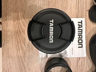 My Tamron lens , cap and hood (genuine) AF 70 - 300 mm