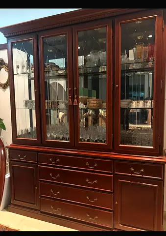 Solid wood dining hutch / China cabinet