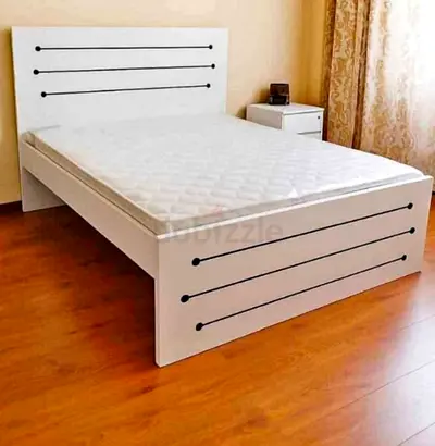 Modern White Bed Frame New For Sale