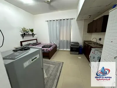 Second tenant – Hotel-style furnished – The most beautiful studio in Al Naba’a, featuring central air conditioning and gas, and a side kitchen .