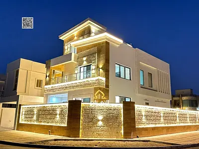 فيلا فاخرة في **الياسمين – عجمان** جاهزة للسكن الفوري بتشطيبات راقية ومساحات واسعة. ✅ **تمليك حر لجميع الجنسيات** | للتواصل وحجز موعد: **محمد مرزوق –