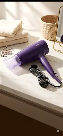 Title: Philips Hair Dryer (Purple) - Compact  Powerful