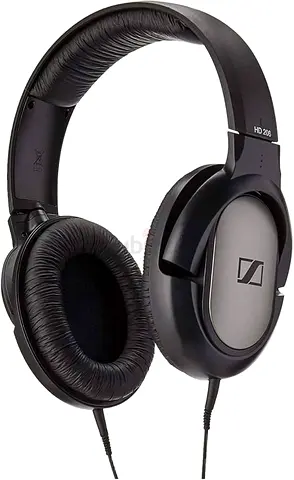 My Sennheiser HD 206 wired over-ear headphones — good condition