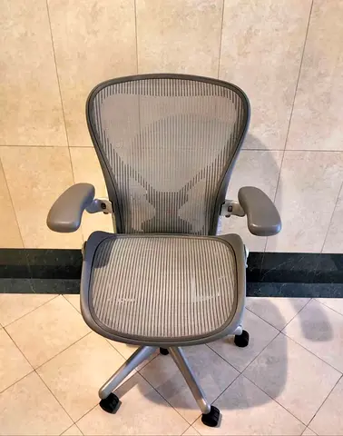 Gray Herman Miller Aeron Classic Office  Chair fully loaded Size B and C