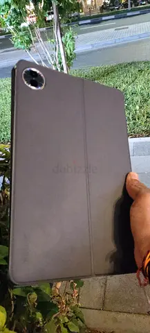 Folio tablet case with camera cutout — good condition