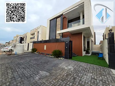 own the villa of your dreams in Ajman, freehold for all nationalities, super deluxe finishing.