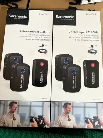 Mic 3-Piece Blink500 Transmitter And Reciever Set 500 B2 black 2 set