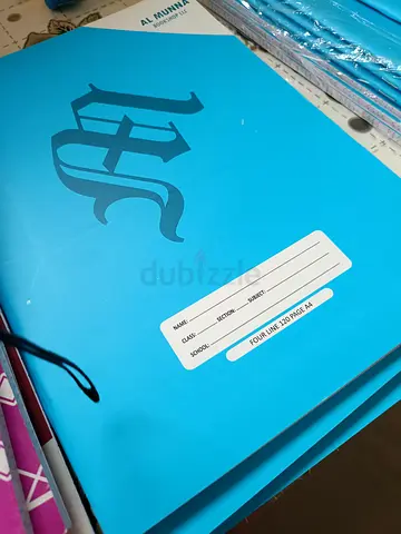 Set of Blue 4‑Line School Notebooks — 120 Pages