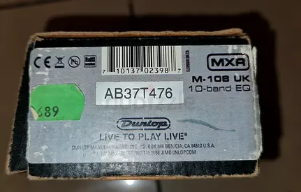 MXR M-108 UK 10-Band EQ Guitar Pedal (Dunlop) - Boxed Made in USA