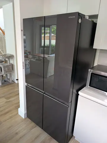 Hitachi Bottom Freezer 4-Door Refrigerator, RWB820VUK2GBK at 574 L