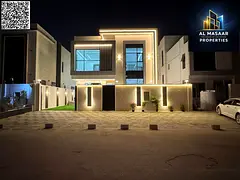 One of the most luxurious villas in Ajman with a pool and rooftop. Price includes registration and o